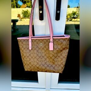 Coach large tote bag